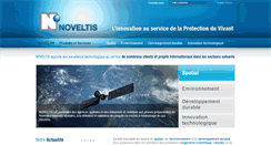Desktop Screenshot of noveltis.com