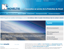 Tablet Screenshot of noveltis.com